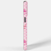Roze Coquette Bow dambord Case-Mate iPhone Case (Achterkant / Rechts)