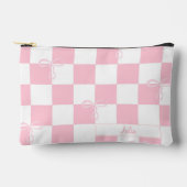 Roze Coquette Bow Esthetisch Gepersonaliseerd geru Etui (Voorkant)