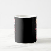 Roze Coquette Bow Kerstboom Gingerbread Reind Koffiemok (Center)
