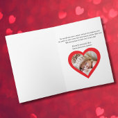 Roze Coquette Bow & Lollipop, Foto Valentijnsdag Kaart