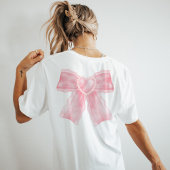 Roze Coquette Bow T-shirt