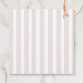 Roze Coquette Bow Verjaardag Bedankjes Labels (Achterkant)