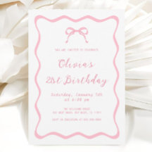 Roze Coquette Bow Verjaardagsfeestje Volwassene