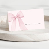 Roze Coquette Bow Vul in Plaatskaartje