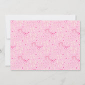 Roze Coquette Bows Een prachtige verjaardagsfeestj Kaart (Achterkant)