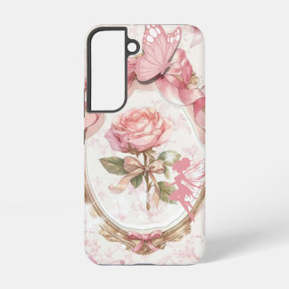 Roze Coquette Case – Vrouwelijk Zachte Design Samsung Galaxy Hoesje