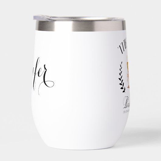 Roze Coquette De Bruid Waterfles (Rechts)