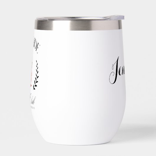 Roze Coquette De Bruid Waterfles (Links)