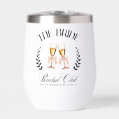 Roze Coquette De Bruid Waterfles (Voorkant)