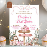 Roze Coquette Eerste Rodeo Verjaardagsmeisje Kaart<br><div class="desc">Roze Yeehaw Eerste Rodeo Girl Verjaardagsfeest,  Disco Cowgirl Western Verjaardagsfeest,  Roze Bow Country Cowgirl Party,  Desert Cactus Party,  Wild West Cowboy Verjaardagsfeest,  Western Pony Kids Verjaardagsfeest,  Cowgirls Eerste Rodeo Verjaardagsfeest,  Cowboys Country Rodeo Verjaardagsuitnodiging.</div>