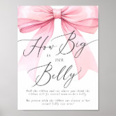 Roze Coquette Hoe groot is haar Buik Spel Poster (Voorkant)