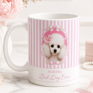 Roze Coquette Honden Foto op Maat Koffiemok