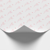 Roze Coquette inpakpapier (Hoek)
