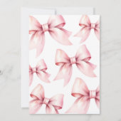 Roze Coquette is niet haar prachtige verjaardag Kaart (Achterkant)