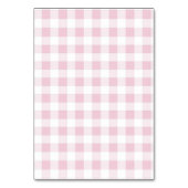 Roze Coquette Koets Baby Shower Tafelnummer (Achterkant)