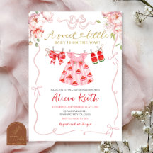 Roze Coquette Meisje Babykleren Watermeloen Baby S