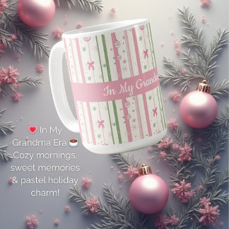 Roze Coquette Oma Tijdperk Koffiemok