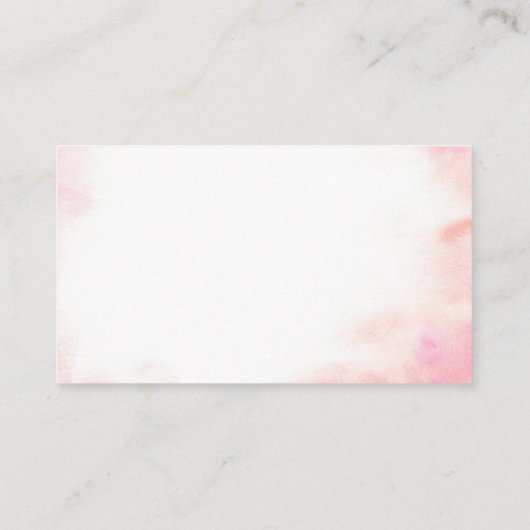 Roze Coquette Pompoen Baby shower Insert Kaart (Achterkant)