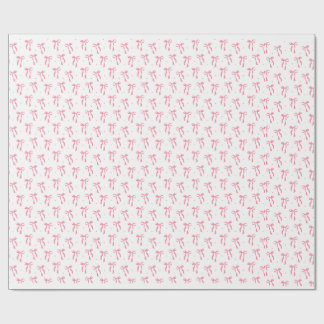 Roze Coquette Ribbon Wrapping Paper Cadeaupapier