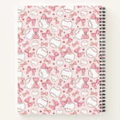 Roze Coquette Strik Baseball Persoonlijk Schetsboe Notitieboek (Achterkant)