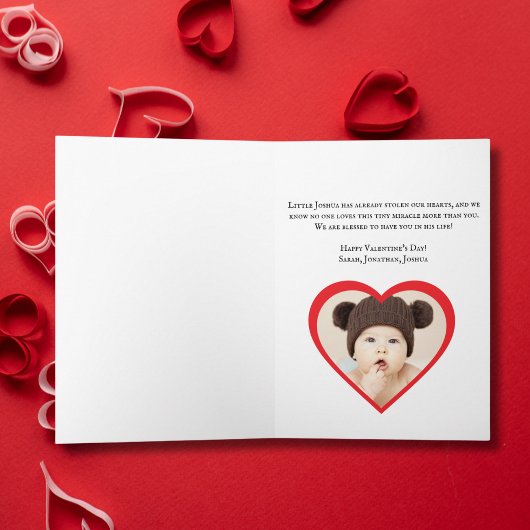 Roze Coquette Strik en Lollyfoto, Valentijnsdag Kaart