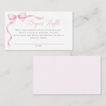 Roze Coquette Strik Luier Lot Baby Shower