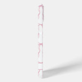 Roze Coquette Strikken met Monogram Case-Mate iPhone Case (Achterkant / Rechts)