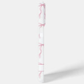Roze Coquette Strikken met Monogram Case-Mate iPhone Case (Achterkant / Rechts)