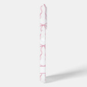 Roze Coquette Strikken met Monogram Case-Mate iPhone Case (Achterkant / Rechts)