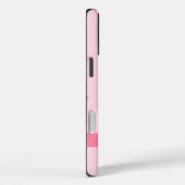Roze Coquette Strikken Moderne Gepersonaliseerde N Case-Mate iPhone Case (Achterkant / Rechts)