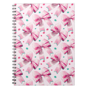 Roze Coquette Strikpatroon Notitieboek