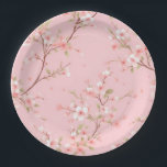 Roze Coquette Verjaardags Papieren Bord<br><div class="desc">Voeg een touch van elegantie toe aan uw verjaardagsfeest met deze charmante roze bloemige papieren borden!  Perfect voor het serveren van cake en traktaties in stijl.  Verhoog uw feestdecoratie met deze prachtige borden!</div>