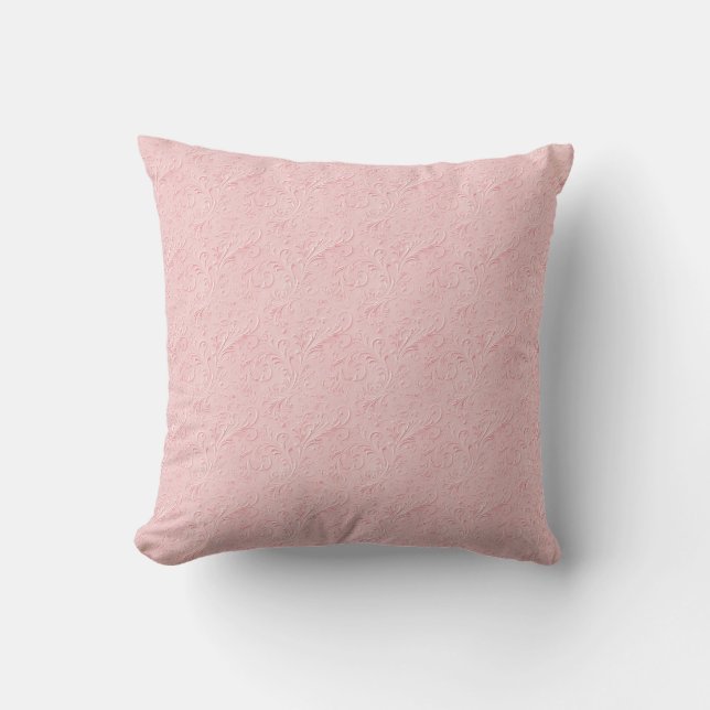 Roze Coquette Vintage Kussen (Voorkant)