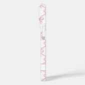 Roze Coquette Waterverf Strikken Case-Mate iPhone Case (Achterkant / Links)