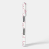 Roze Coquette Waterverf Strikken Case-Mate iPhone Case (Achterkant / Rechts)
