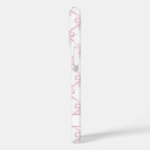 Roze Coquette Waterverf Strikken Case-Mate iPhone Case (Achterkant / Links)