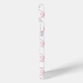 Roze Coquette Waterverf Strikken Case-Mate iPhone Case (Achterkant / Links)