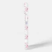 Roze Coquette Waterverf Strikken Case-Mate iPhone Case (Achterkant / Links)