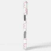 Roze Coquette Waterverf Strikken Case-Mate iPhone Case (Achterkant / Rechts)