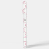 Roze Coquette Waterverf Strikken Case-Mate iPhone Case (Achterkant / Links)