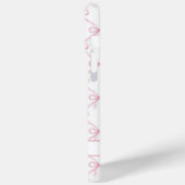 Roze Coquette Waterverf Strikken Case-Mate iPhone Case (Achterkant / Links)