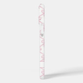 Roze Coquette Waterverf Strikken Case-Mate iPhone Case (Achterkant / Links)