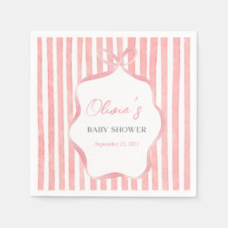 Roze Coquette Whimsical Lintel Boog Baby Shower Servet