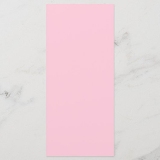 Roze Coquette Ze bindt het knoop Vrijgezellenfeest Menu (Achterkant)