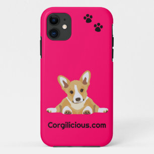 Roze Corgi Puppy iPhone 5 Hoesje