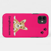 Roze Corgi Puppy iPhone 5 Hoesje (Achterkant (horizontaal))
