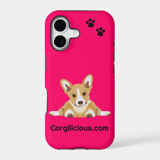 Roze Corgi Puppy iPhone 5 Hoesje