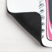 Roze Corkschroef High Hiel Stiletto Shoe Art Muismat (Hoek)