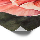 Roze corn Poppy Botanische Poster Canvas Afdrukken (Hoek)