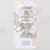 Roze Cornelietak Programmakaart (Voorkant / Achterkant)